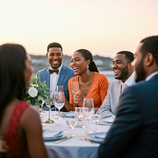 Elegant outdoor gathering on Martha's Vineyard – Black culture and community events